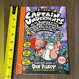 Captain Underpants Graphic 3rd Third Epic Novel Hardcover Full Color